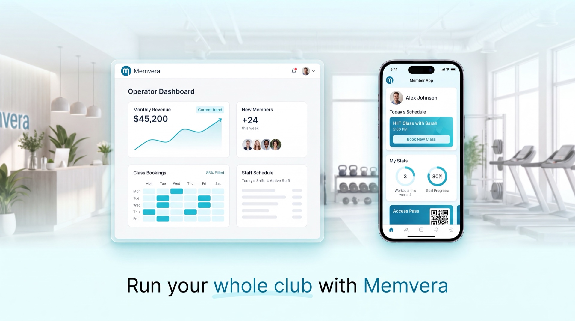 Run your whole club with Memvera